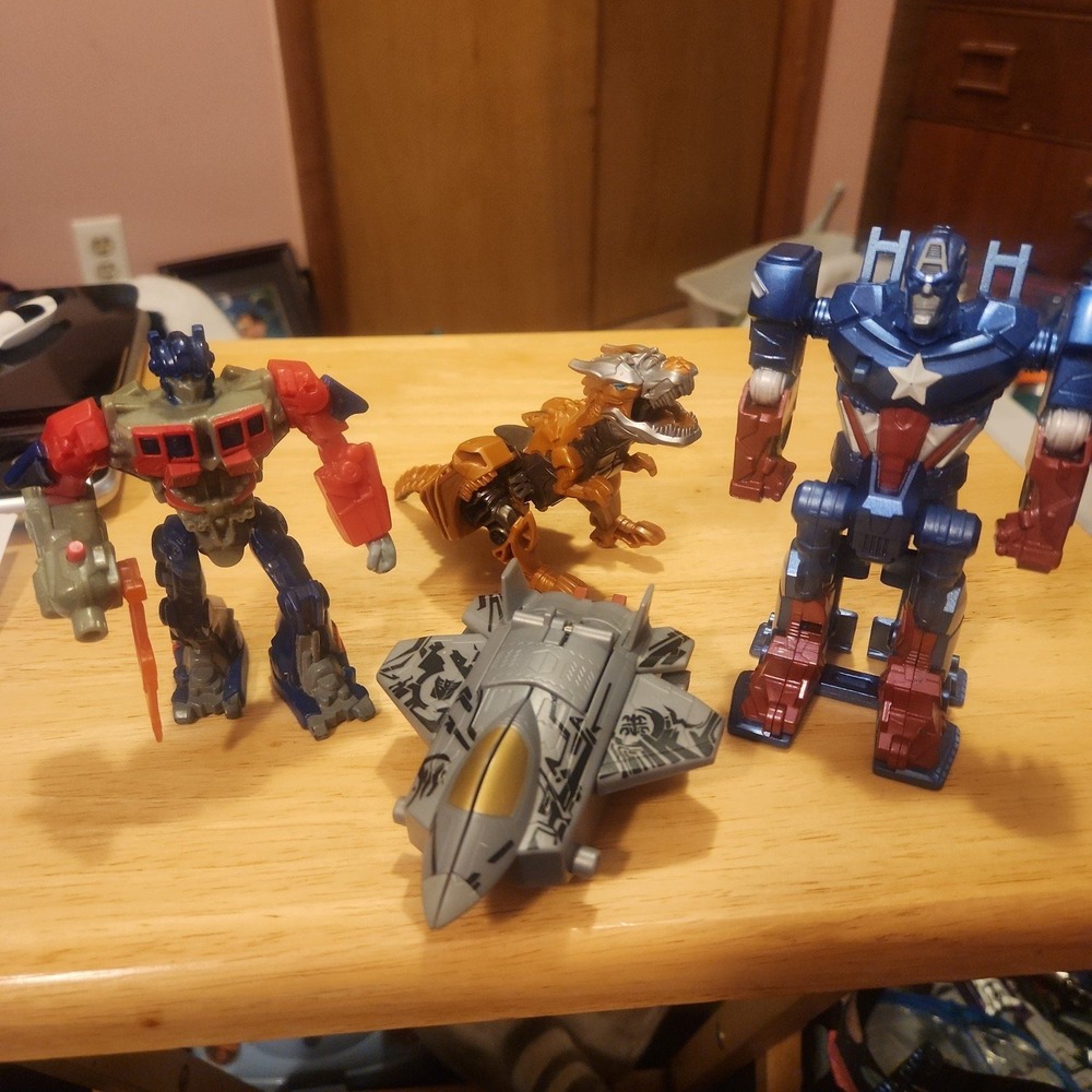 Lot of 4 Transformers